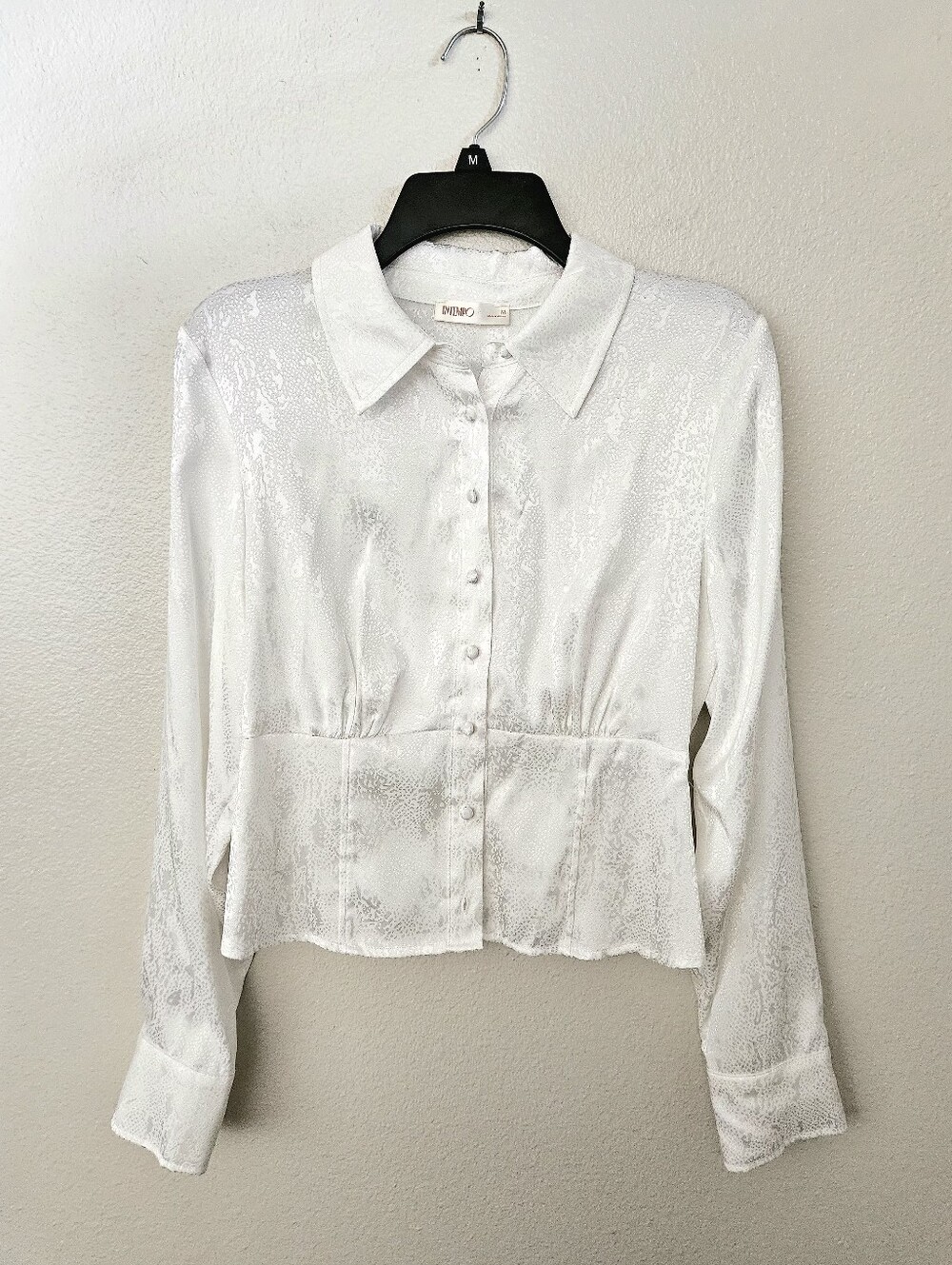 NWOT White Corset Blouse